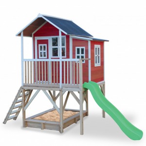 Speelhuis met glijbaan en zandbak - EXIT Loft 550