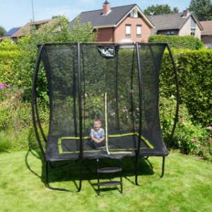 Trampoline EXIT Silhouette | rechthoek trampoline voor in de kleinere tuin | 153x214cm