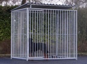 Hondenkennel FLINQ Inclusief dak 2x1.5m