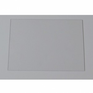 Het plexiglasplaatje wordt geleverd inclusief bevestigingsmateriaal