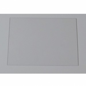 Isolatie plaatje plexiglas 12,5 x 58 cm