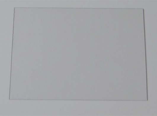Isolatie plaatje plexiglas 13,5x45,5cm