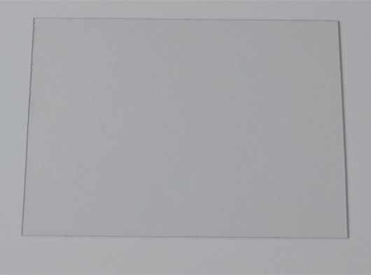 Isolatie plaatje plexiglas 40x42cm