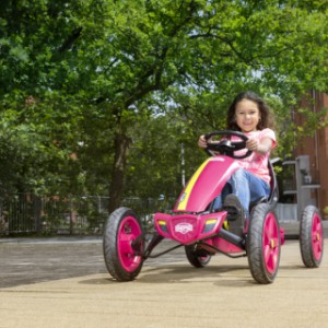 Stoere paarse BERG skelter voor meisjes