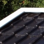 Roof tiles black