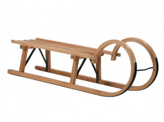 Houten Slede Tirol 110cm