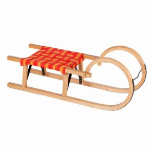 Houten slee Alpen