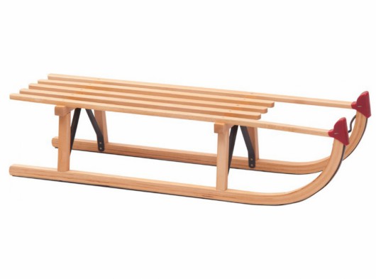 Houten Slede Davos 100cm