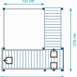 Speeltoestel Crossfit | plattegrond