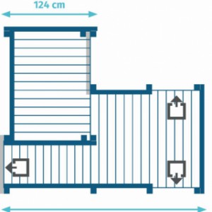 Plattegrond speeltoren Palazzo