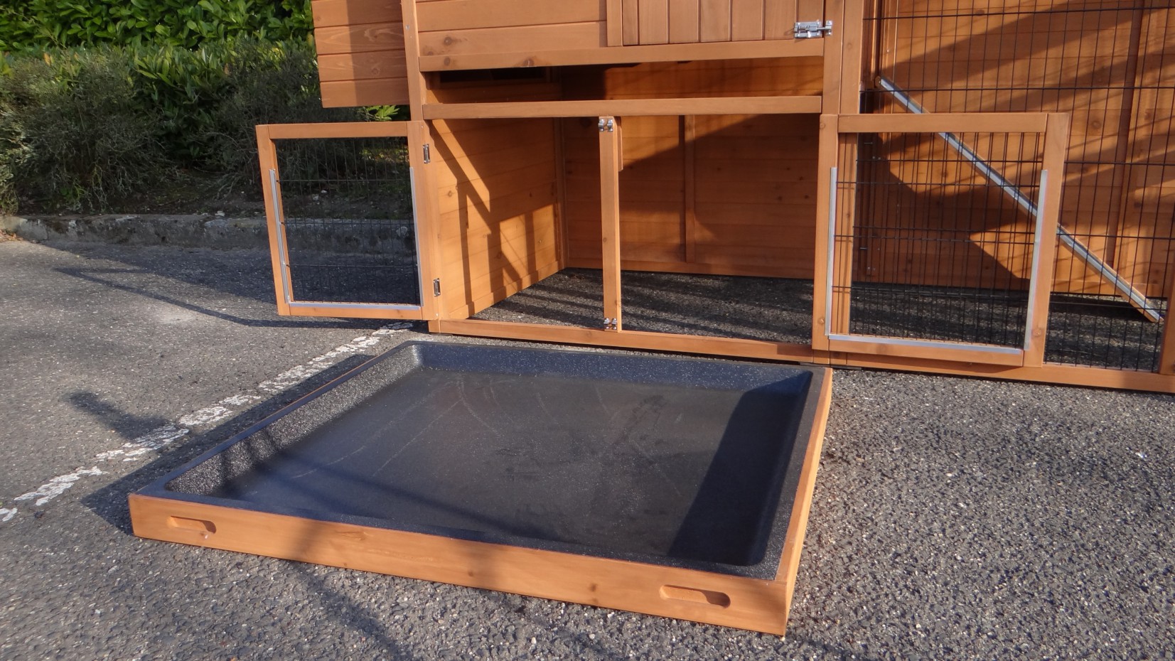 Kippenhok Holiday Large Met Extra Ren En Legnest 438x93x195cm