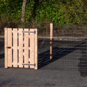 Afrastering Rectangle | met Douglas houten poort