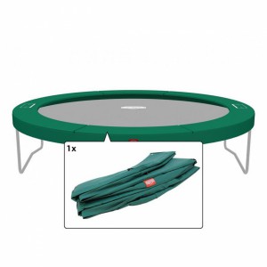 Trampolinerand BERG Champion Groen | voor ronde trampoline | 270 - 430 cm