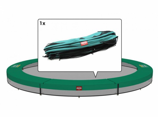Trampolinerand BERG Champion InGround Groen | voor ronde trampoline | 270 - 430 cm