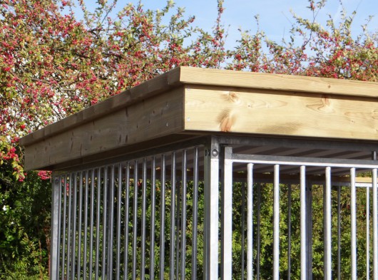 Kenneldak Lofty Extra geïmpregneerd t.b.v. kennels zonder houtkader kenneldiepte 150cm