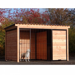 Kenneldak Lofty Extra 218 Douglas t.b.v. kennels met houtkader kenneldiepte 218cm