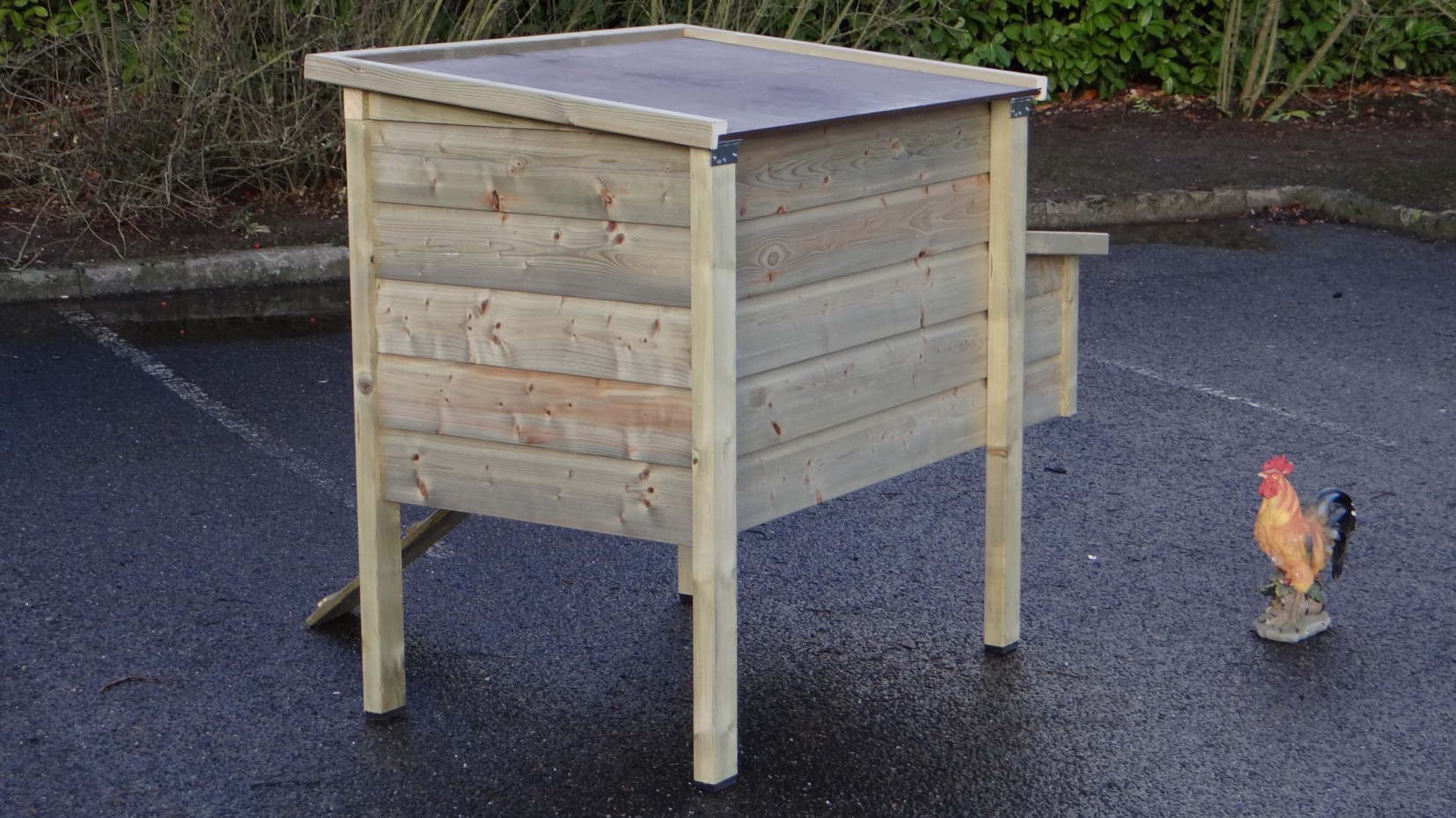 Kippenhok Chicky 2 Met Legnest Geïmpregneerd 145x84x125cm