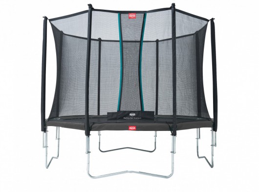 BERG trampoline Favorit Grijs - met net Comfort 380cm