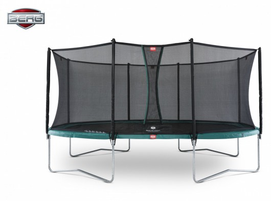 BERG trampoline Grand Favorit Groen - met net Comfort 430cm