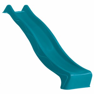 Glijbaan Turquoise, lengte 230cm model Rex plateauhoogte 120cm