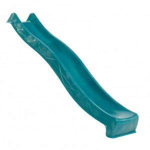 Glijbaan Turquoise, lengte 290cm model Tsuri plateauhoogte 150cm