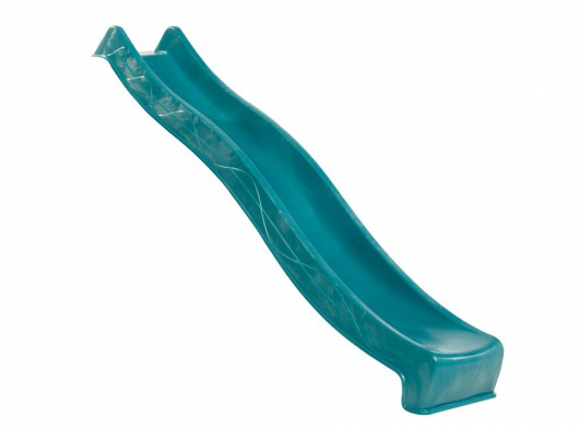 Glijbaan Turquoise, lengte 290cm model Tsuri plateauhoogte 150cm