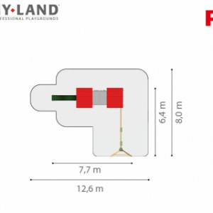 Hy-Land speeltoestel P4s met aanbouwschommel
