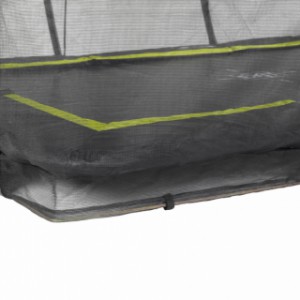 Rechthoek ingraaf trampoline met veiligheidsnet