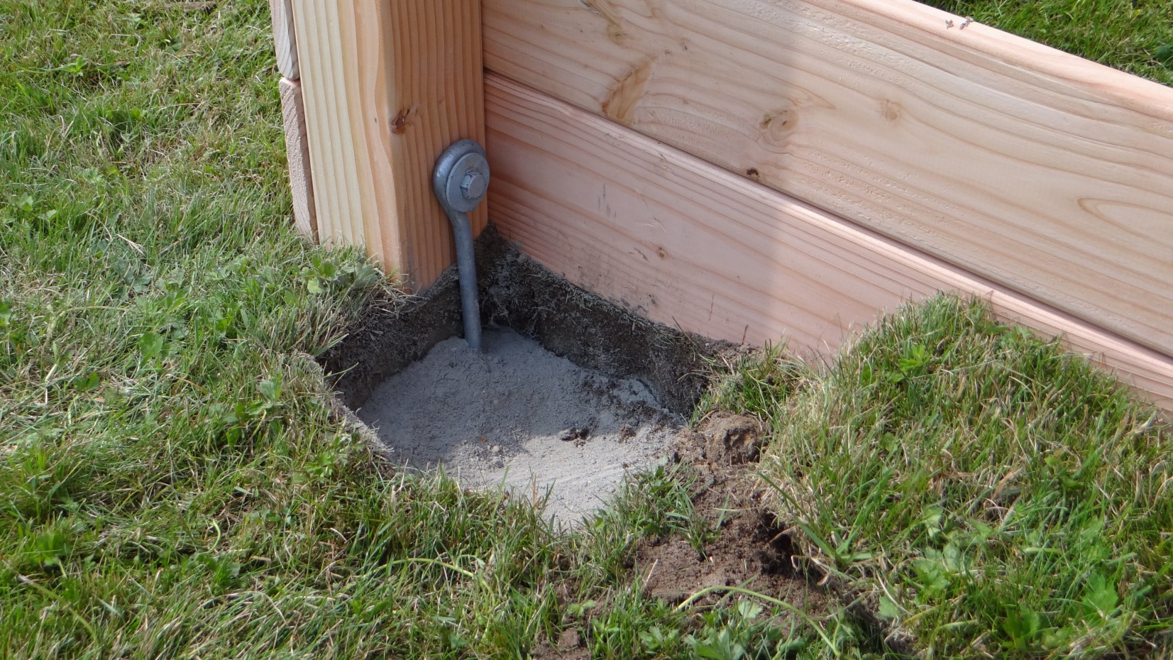 beton tot onder maaiveld, graszode terug leggen