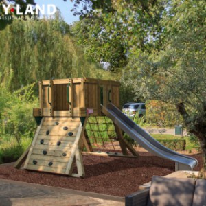 Glijbaan openbaar gebruik Hy-land Steel Slide