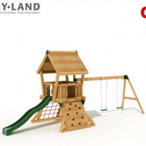 Hy-Land speeltoestel Q2S met schommelaanbouw