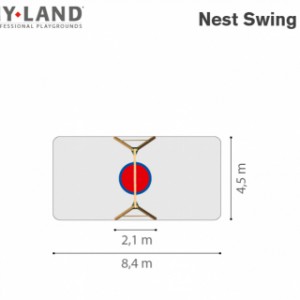 Hy-Land Nest Swing set