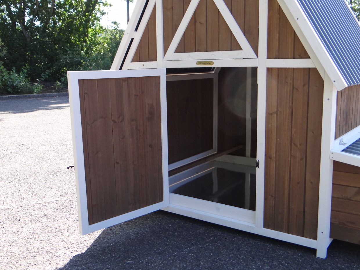 Kippenhok Pip Met Legnest 160x249x180cm