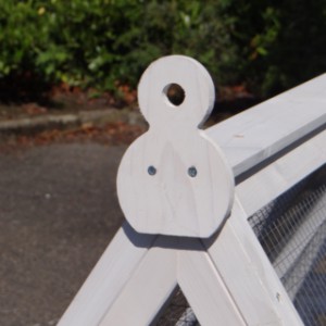 Leuk detail op het dak van Kippenhok Pip