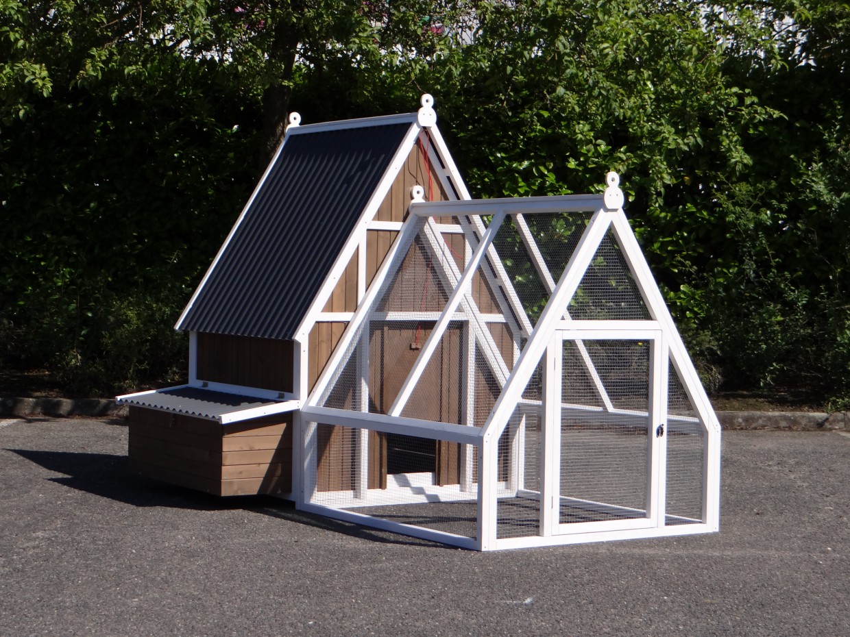 Kippenhok Pip Met Legnest 160x249x180cm