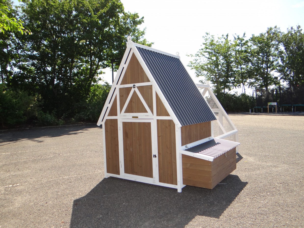 Kippenhok Pip Met Legnest 160x249x180cm