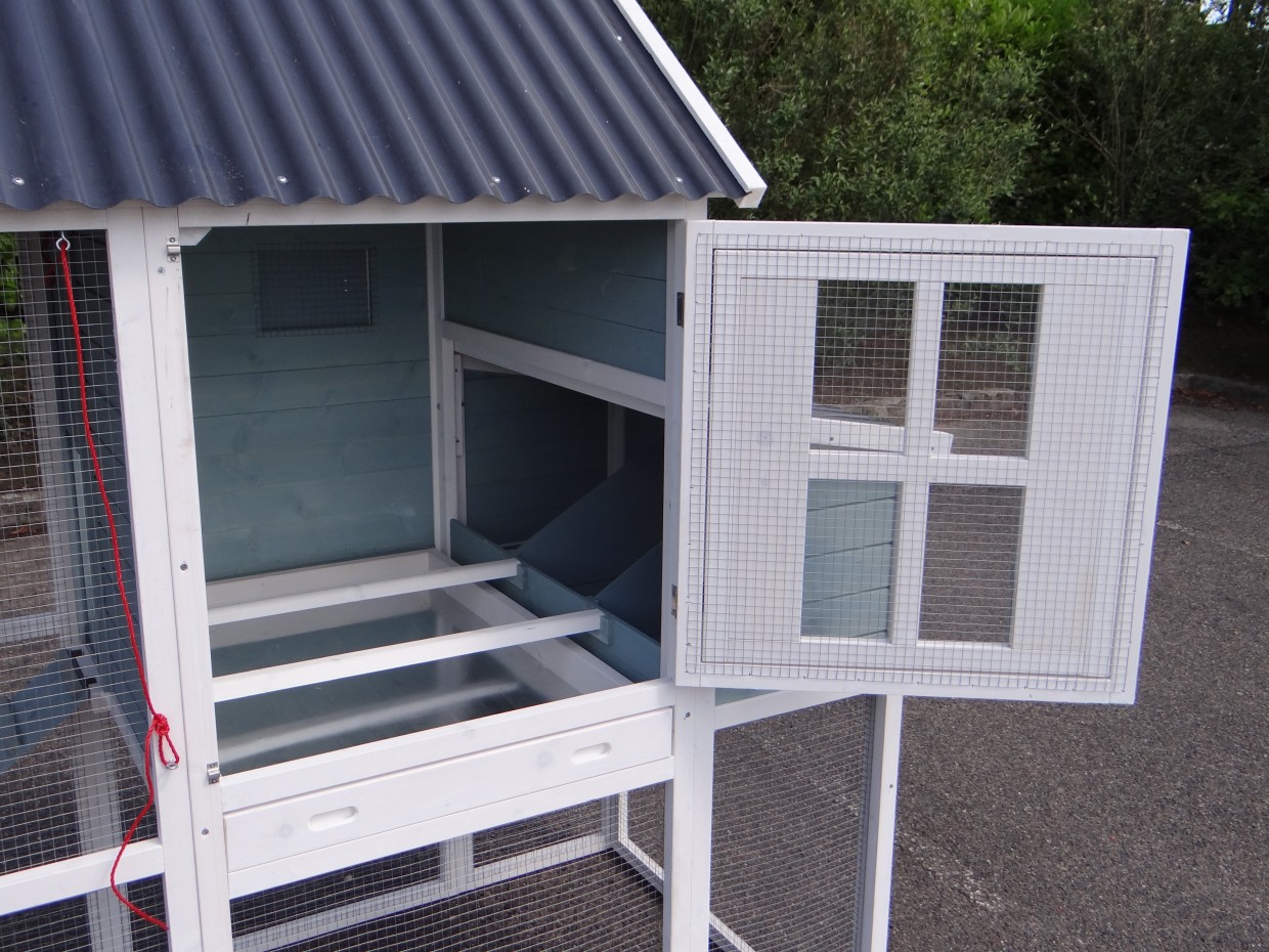 Kippenhok Alexia Met Legnest 331x102x191cm