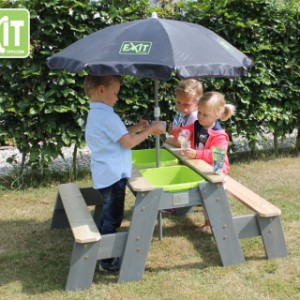 Picknicktafel met parasol