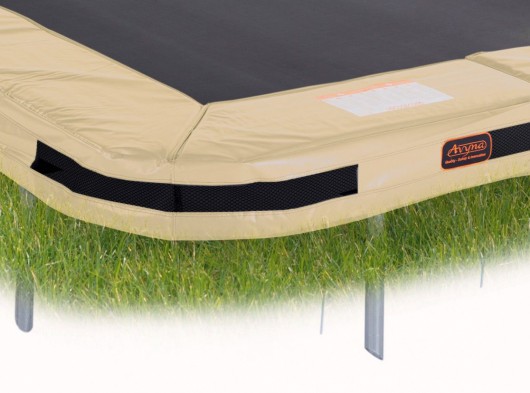 Avyna Pro-Line InGround trampolinerand voor rechthoek trampoline Ivoor
