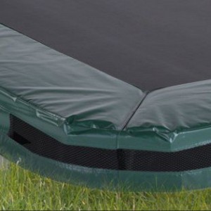 Avyna Pro-Line InGround trampolinerand voor rechthoek trampoline Groen | 300x225cm