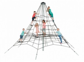 Klimnet Piramide in gewapend touw 3,5m