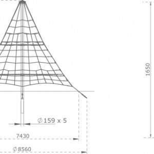 Afmetingen piramide net