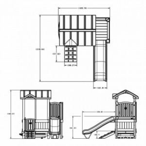 Speelhuis Woodland Adventure met glijbaan | Step2