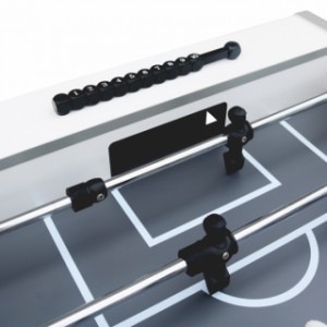Voetbaltafel Cougar Freestyle Pro White | zwarte spelers