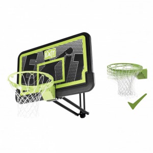 Basket EXIT Galaxy Black muurbevestiging met dunkring