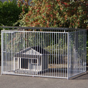 Hondenkennel Flinq 2x3 met nachthok Wooff 