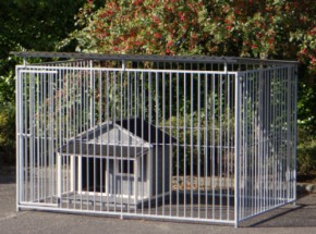 Hondenkennel Flinq 2x3 met nachthok Wooff 