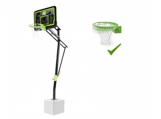 Basket EXIT Galaxy Black | grondmontage | met dunkring