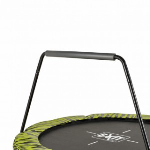 Trampoline EXIT Tiggy junior groen/zwart - met beugel - Ø140cm