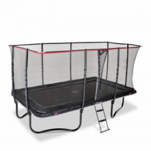 Trampoline EXIT PeakPro - met veiligheidsnet - 458x275cm